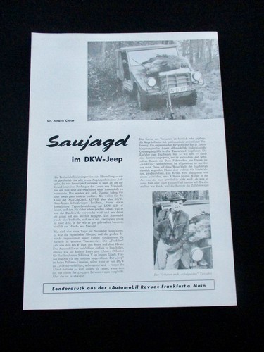 Prospekt brochure dkw munga - brochure,