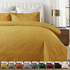 3 Piece Embossed Quilted