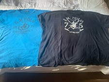 Joblot 2 Santa Monica Polo Club T-shirts Size 4xl Xxxxl