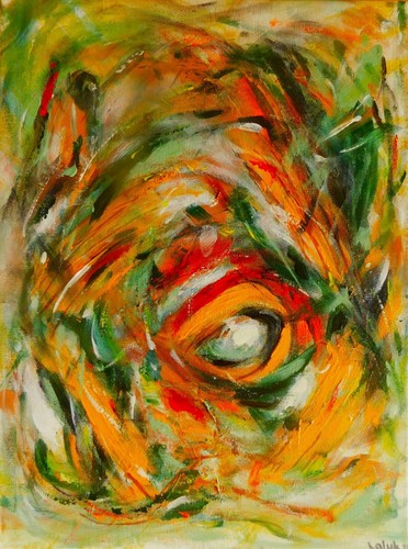 Original abstract mixed - , media