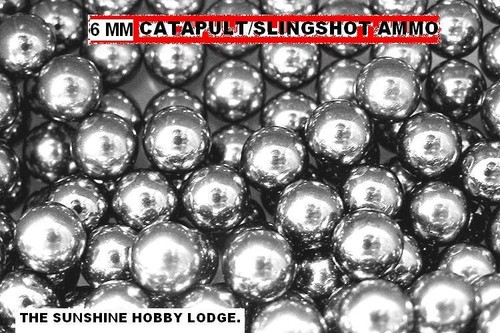 Catapult slingshot ammo - catapult, 6mm