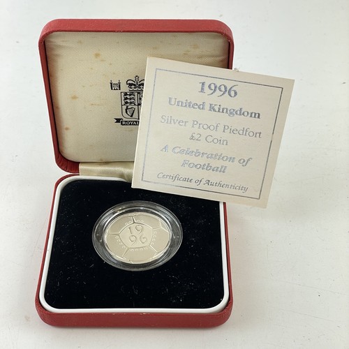 1996 silver proof piedfort - 1996,