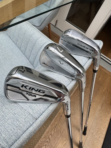 Cobra irons and mizuno 7 - and,