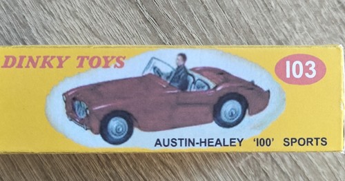 Dinky no103 austin healey - no103,