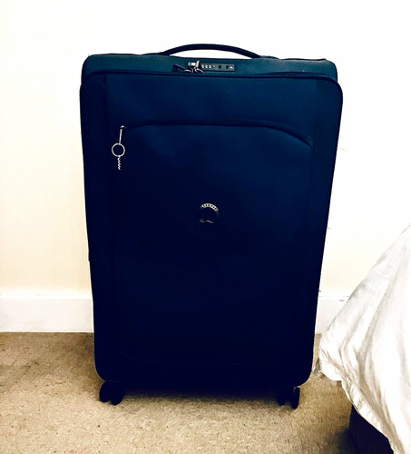 Delsey blue polycarbonate - delsey,