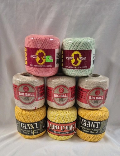 Vtg crochet thread lot - crochet, 8