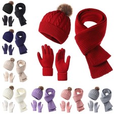 Hat Scarf and Gloves Set
