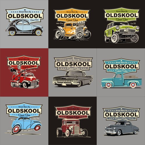 Shirt classic cars hotrods - t,