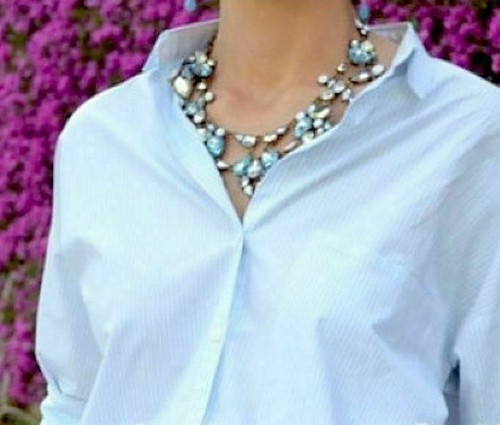 Zara beaded necklace collar - zara,