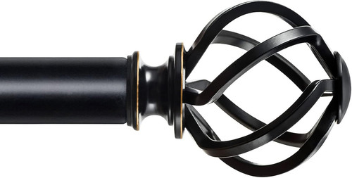 Black curtain rods for - curtain, windows
