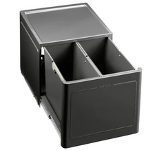 Blanco recycle Bin under sink BOTTON Pro 45cm 2x 13L bins Black