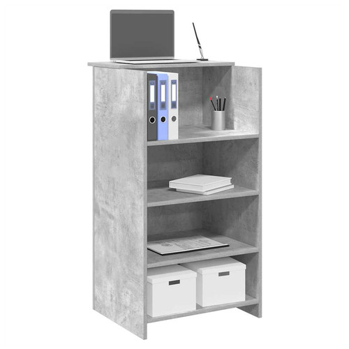 Reception desk concrete grey - reception,