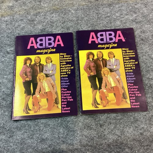 Abba magazine issue x2 - issue,