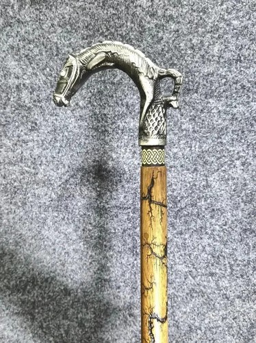 Horse head handle brass - horse,