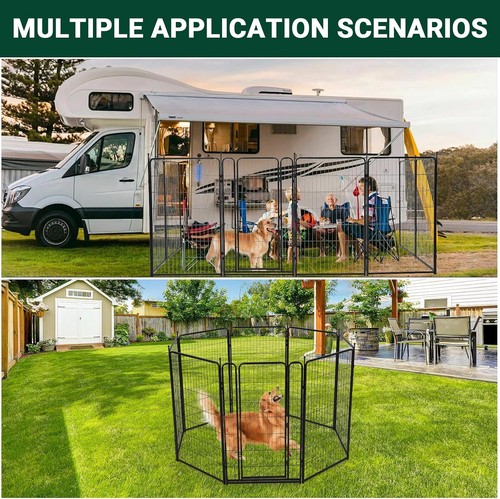 Metal dog playpen - dog,