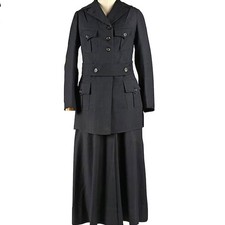 WWI Reproduction Jacket Women Dark Blue Wool Jacket US Army American Uniform