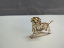 Swarovski Crystal Golden Retriever Standing Puppy 1142824 No Box Or Papers #V