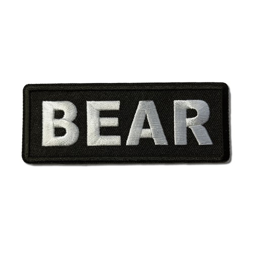 Embroidered bear sew - embroidered, iron