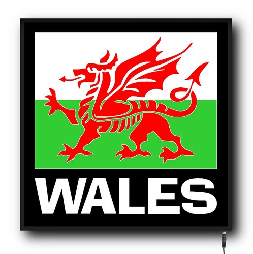 Welsh dragon flag truck cab - welsh,