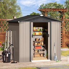 AECOJOY 8x6/4x6 Shed Outoor