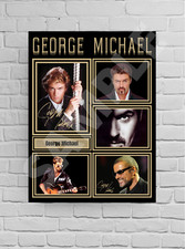 George Michael A4/A3 Signed