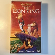 The Lion King VHS Video Tape