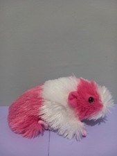 One Eyed Unique OOAK Ty Beanie Babies Pinky Pink  White Guinea Pig Plush Toy