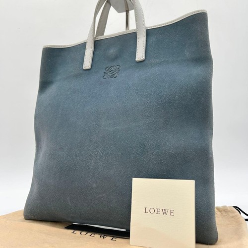 Loewe anagram handbag suede - loewe,