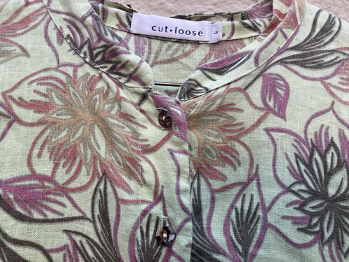 Cut loose linen - button, shirt
