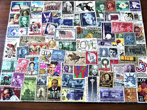 Postage stamp jigsaw - postage,