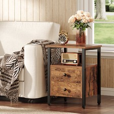 HOOBRO Bedside Table w/ 2