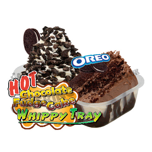 Oreo chocolate fudge cake hot - fudge,