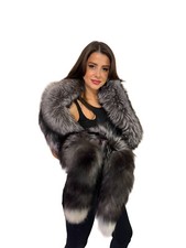 Double Sided Silver Fox Fur