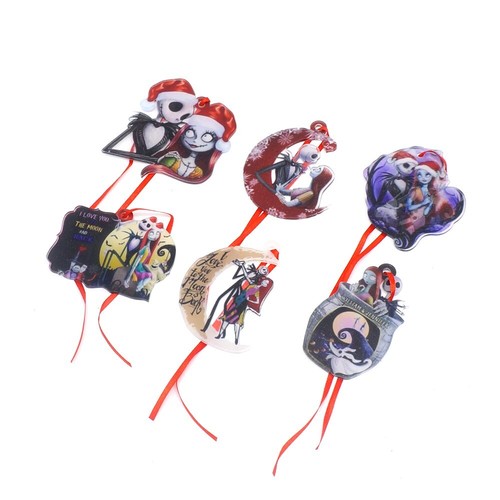 6pcs acrylic christmas tree - 6pcs,