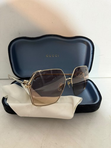 Gucci gg1322sa gold sunglasses - gg1322sa,