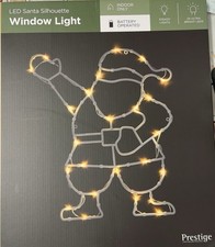 LED Santa Silhouette Window