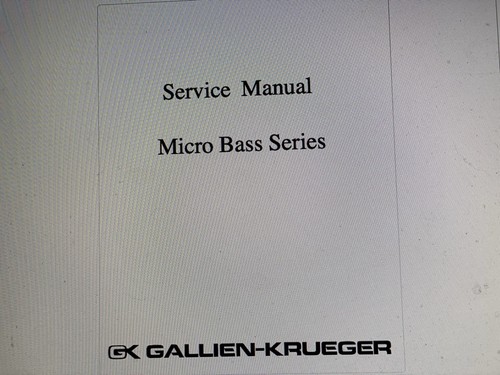 Gallien krueger micro - ,