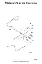 Jaguar Genuine 5x Clip Fixing