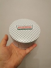 Krispy Kreme Doughnuts Round Storage Tin