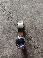 Womens Silver And Blue Storm Milli Curvex Watch 