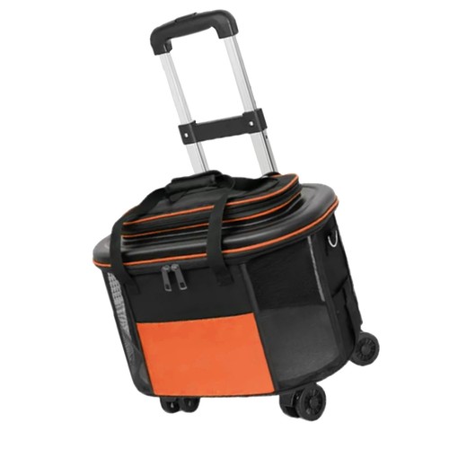 Pet trolley case - (orange)pet,