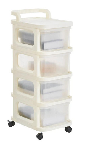 Tier storage trolley drawers - trolley,