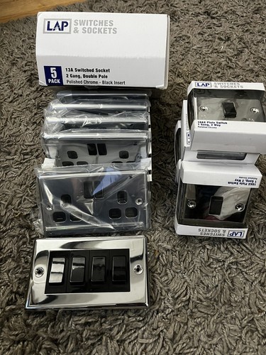 Lap switches and sockets - and,