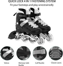 Inline Skates,Rollerblades with Light Up Wheels