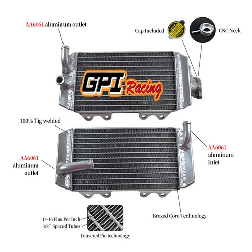 Left right radiator for - left,
