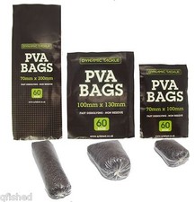 60 PVA BAGS 3 SIZES CARP
