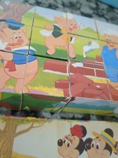 Vintage Disney Wood Block