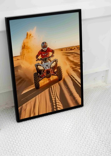 Motocross quad bike dunes - motocross,