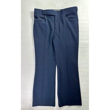 Vintage 70s Navy Blue Double