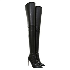 Balmain black leather - balmain,